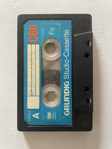 Grundig studio cassette c60 - studio-cassette,