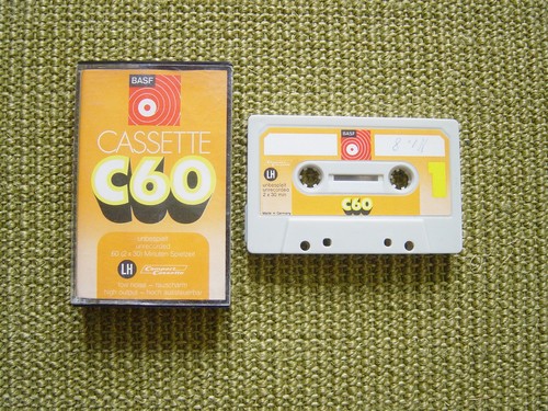 Basf c60 cassette 1971 - lh,