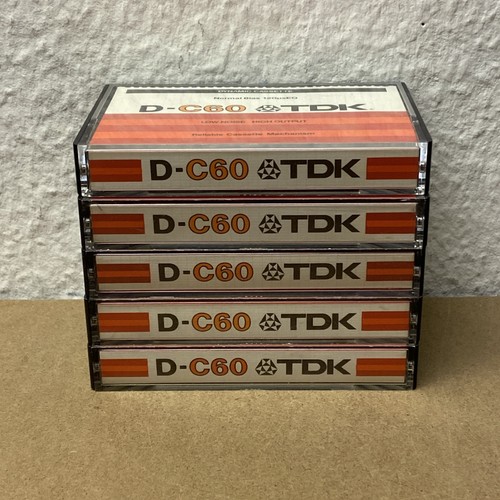 Tdk c60 audio kassette - d-c60,