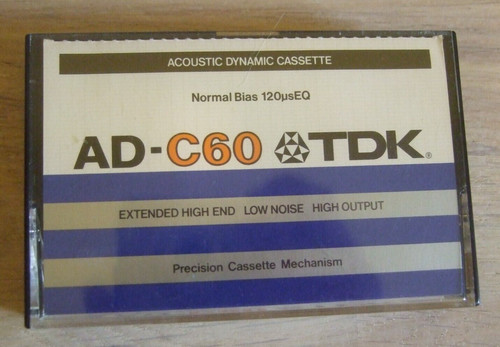 Tdk c60 cassette normal - tdk,