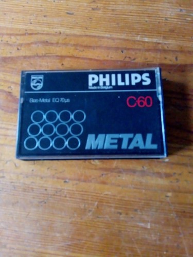 Philips metal c60 - philips, cassette