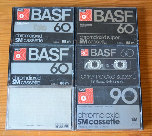 Leerkassette basf - 6x,