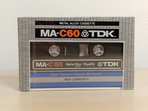 Tdk tape cassette - ma-c, 60