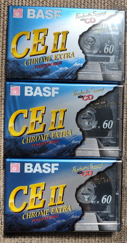 Basf audiocassette c 60 - 3x, c-60