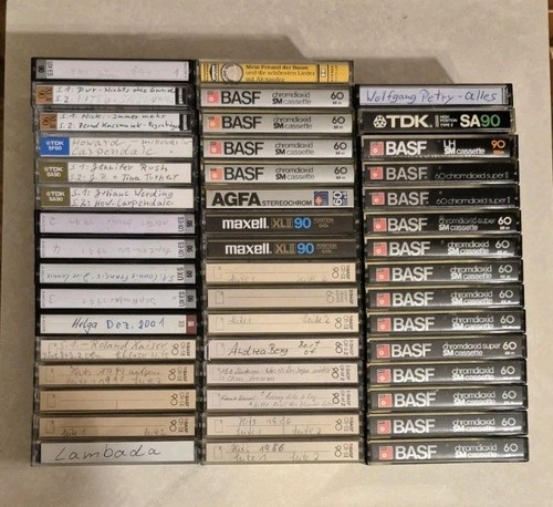 Musikcassetten c60 90 - musikcassetten, c60/90