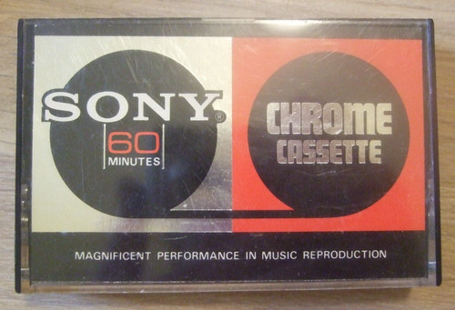Sony chrome cassette cr - sony,