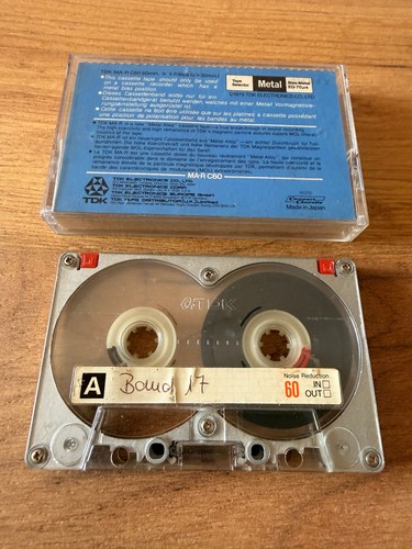 Tdk metal cassette - metal,