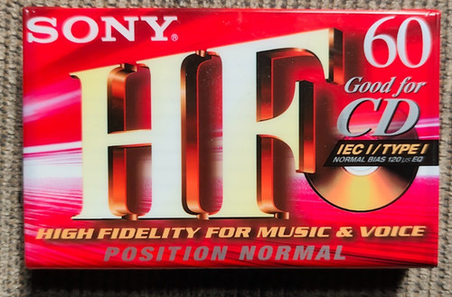 Sony audiocassette 60 - sony-audiocassette, c-60