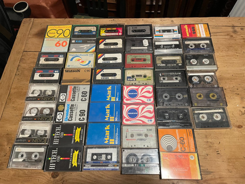 46x audio kassetten - 46x, c-60/90